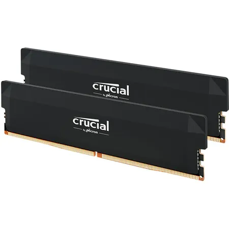 Crucial Pro Overclocking 32GB (2x16GB) DDR5 6400Mhz CL38 UDIMM Desktop Memory - White