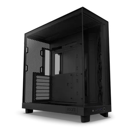 NZXT H6 Flow RGB Tempered Glass Compact Dual-Chamber Mid-Tower Airflow Case
