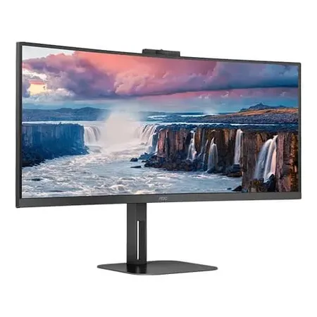 AOC CU34V5CWBK 34 Inch Curved Webcam Monitor (CU34V5CW-BK)