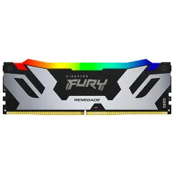 Kingston Fury Renegade RGB 48GB DDR5 6000MHz CL32 DIMM Desktop Gaming Memory - Silver/Black
