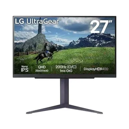 LG 27GS85Q-B - 27 INCH ULTRAGEAR QHD NANO IPS 180HZ GAMING MONITOR