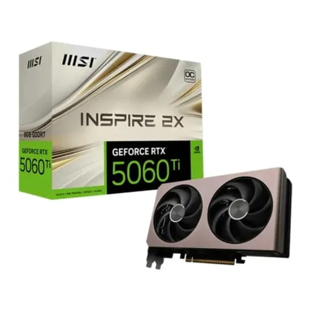 MSI Nvidia GeForce RTX 5060 Ti Inspire 2X OC 16GB GDDR7 Dual Fan Graphics Card