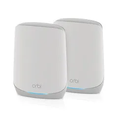 Netgear Orbi Tri-band AX5400 WiFi 6 Mesh System - 5.4Gbps - Router + 1 Satellite (RBK762-100EUS)
