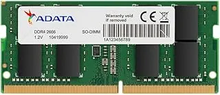 ADATA Premier 4GB 2666MHz SO-DIMM DDR4 Laptop Memory, Single RAM Module, Supports Intel & AMD CPUs, XMP Profile Support, Fast Data Transfer, Enhanced Efficiency, AD4S26664G19-SGN