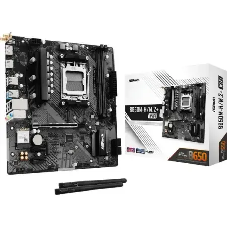 ASROCK B650M-H/M.2+ MICRO ATX MOTHERBOARD DDR5