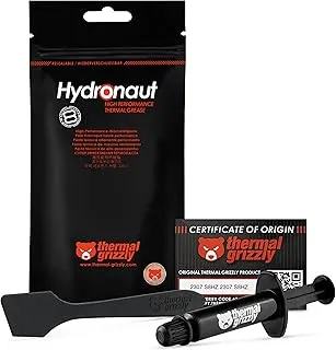 Thermal Grizzly Hydronaut High Performance Thermal Grease - 1g (0.04 inches, Thermal Grease, 22217665031, 976393031, Laptop, Desktop, Server, Gaming Console)
