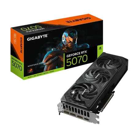 GIGABYTE RTX 5070 WINDFORCE 12GB GDDR7 GRAPHICS CARD