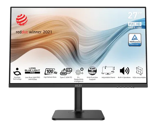 MSI Modern MD272XP 27 Inch Monitor (Black)