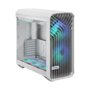 FRACTAL DESIGN Torrent Compact RGB EATX TG Clear Tint Mid Tower Cabinet (White)