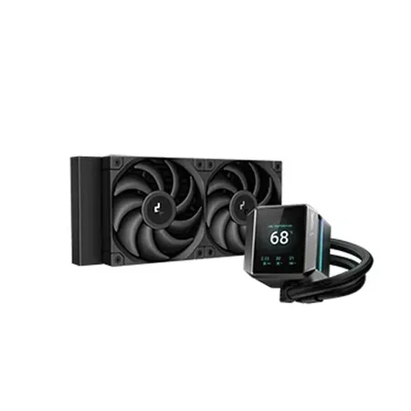 DeepCool MYSTIQUE 240 LCD Liquid Cooler (Black)