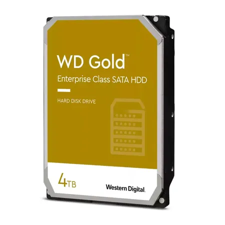 WESTERN DIGITAL 4TB GOLD INTERNAL SATA HARD DRIVE