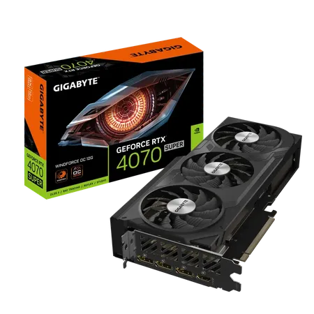 GIGABYTE GeForce RTX 4070 Super Windforce OC 12GB Nvidia Graphic Card