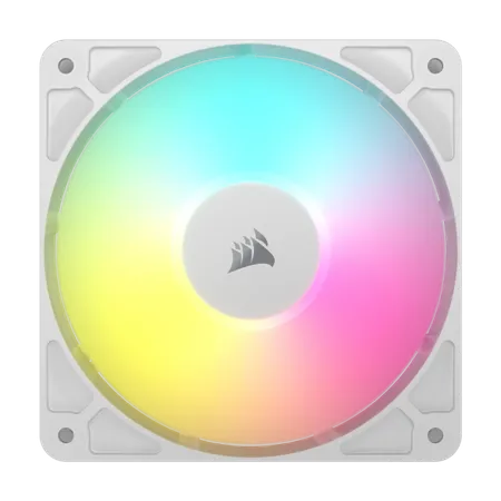 Corsair RS120 ARGB 120mm PWM Fan - White...