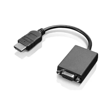 Lenovo 0B47069 HDMI to VGA 1080p Video Monitor Adapter Cable - Black