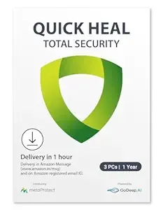 QUICK HEAL 3 USERS 1 YEAR EMAIL DELIVERY IN 2HRS