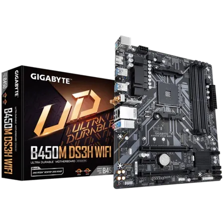 GIGABYTE GA-B450M-DS3H WIFI AMD AM4 MOTHERBOARD