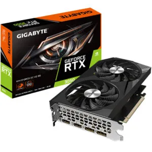 Gigabyte Rtx 3050 Windforce Oc V2 8Gb Gaming Graphics Card (GV-N3050WF2OCV2-8GD)