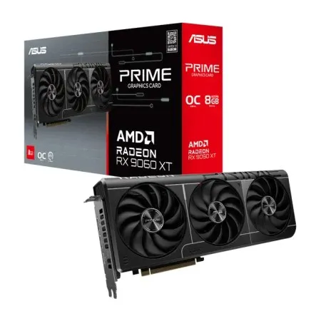 ASUS Prime Radeon RX 9060 XT 8GB GDDR6 OC Edition Graphics Card (PRIME-RX9060XT-O8G)