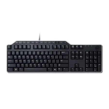 Dell KB522 Wired Business Spill-Resistant Multimedia Keyboard with Dual USB Ports