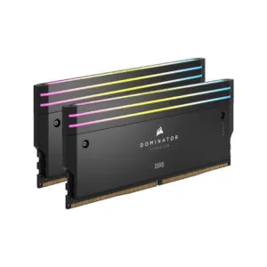 Corsair Dominator Titanium RGB 32GB (16GB x 2) 7200MHz DDR5 Desktop Memory (RAM) Black