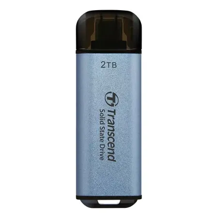 Transcend 300C 2TB USB C Portable External SSD (Blue)