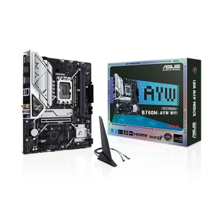 Asus B760M-AYW Wi-Fi Intel LGA 1700 Socket DDR5 Micro ATX Motherboard