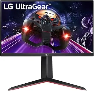 LG Ultragear 24GS65F 24 inch Full HD (1920 X 1080) IPS Panel Gaming Monitor, 1ms, 180Hz, HDR 10, NVIDIA G-Sync Compatible, AMD FreeSync, Height/Pivot/Tilt Adjustable Stand, DP & HDMI Port.