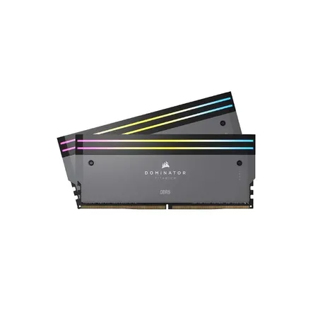CORSAIR DOMINATOR Titanium RGB 96GB ( 48GB x 2 ) 6600MHz DDR5 RAM ( Black ) ( CL32 )