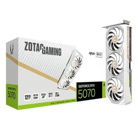 ZOTAC GAMING GEFORCE RTX 5070 AMP WHITE EDITION