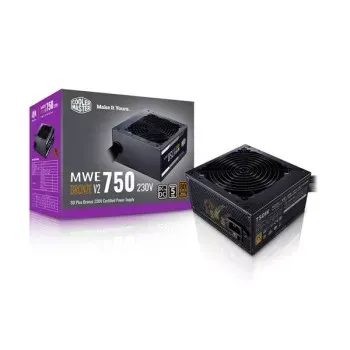 Cooler Master MWE 750 Bronze V2 80 Plus Bronze 750W Non Modular Power Supply MPE-7501-ACABW-BIN