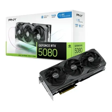 PNY RTX 5080 16Gb GDDR7 Graphics Card (VCG508016TFXPB1-O)