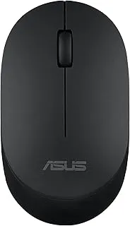 ASUS MW105 Multi-Device Wireless Bluetooth Silent Mouse, Adjustable DPI, Ambidextrous Shape, Connects Upto 3 Devices, Optical Tracking, Compatible with PC/Laptop- (Black) 48 Grams, 3 Year Warranty