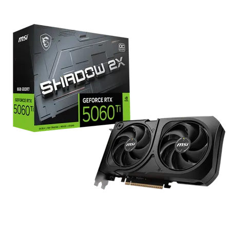 MSI Nvidia GeForce RTX 5060 Ti Vanguard SOC 16GB GDDR7 Triple Fan Graphics Card