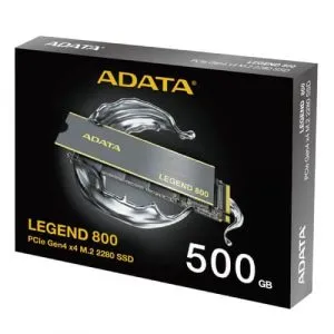Adata Legend 800 500GB Gen4 M.2 NVMe Internal SSD with Read Speed Up To 3,500MB/s