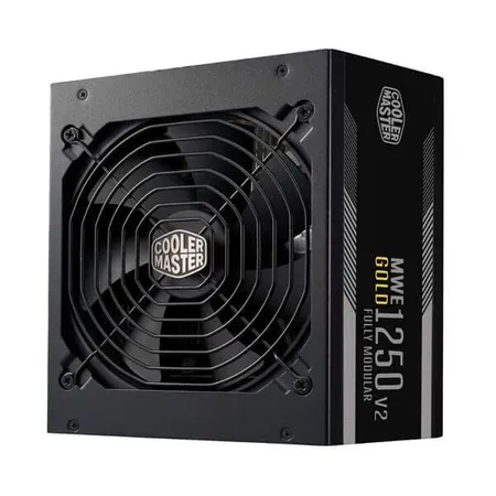 Cooler Master MWE 1250 Watt V2 80 Plus Gold Power Supply Black