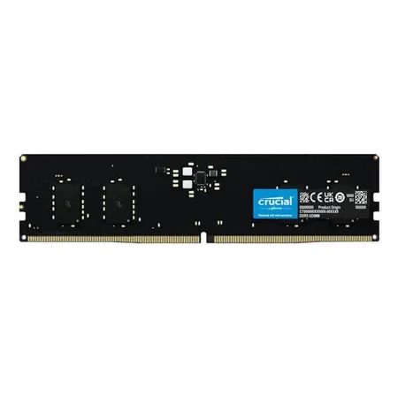 CRUCIAL 16GB ( 16GBx1 ) 4800MHz DDR5 RAM ( CL40 )