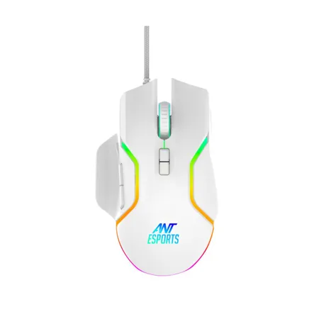 ANT ESPORTS GM320 RGB WIRED OPTICAL GAMING MOUSE -WHITE