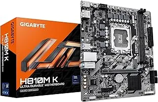 GIGABYTE H810M K Motherboard | Intel H810 | Micro ATX | DDR5 | PCIe 4.0 | USB 3.2 | Compact Design | Reliable Connectivity