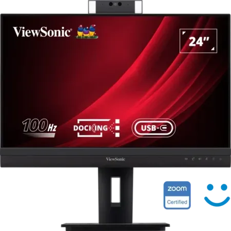 VIEWSONIC VG2457V 24 Inch FHD 100Hz IPS Panel 108% SRGB 5MS Adaptive Sync Professional Monitor