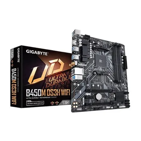 GIGABYTE B450M DS3H WIFI DS3H Ultra Durable AMD AM4 Micro ATX DDR4 Motherboard