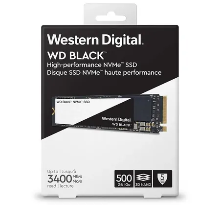 WESTERN DIGITAL Black 500GB M.2 NVME Gen3 Solid State Drive ( SSD )