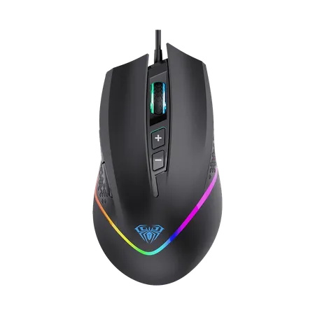 Aula F815 12800DPI Rainbow 7 Keys Macro Optical Gaming Gaming Gaming Mouse
