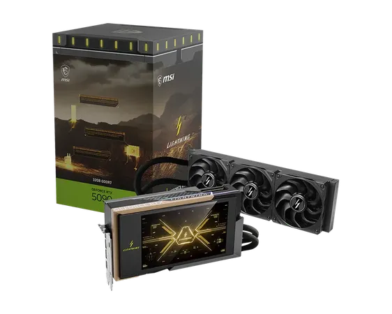 MSI GeForce RTX™ 5090 32G LIGHTNING Z GRAPHIC CARD