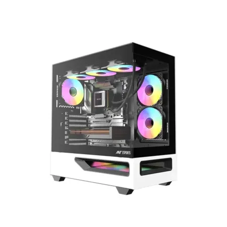 Ant Esports Crystal Spectra Mid Tower Gaming Cabinet Black (CRYSTAL-SPECTRA)
