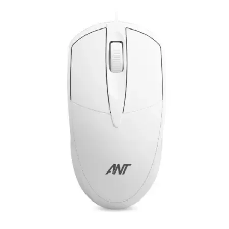 Ant Esports Globe 10 Wired Optical Mouse with 1200 DPI (White)
