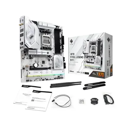 ASRock X870 Steel Legend WiFi AMD X870 AM5 DDR5 ATX Motherboard