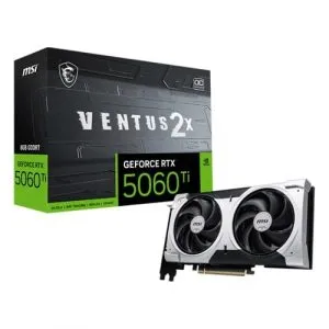 MSI Nvidia GeForce RTX 5060 Ti Ventus 2X OC Plus 8GB GDDR7 Dual Fan Graphics Card