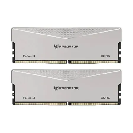 Acer Predator Pallas II Series 32GB (16GBx2) DDR5 6000MHz CL30 Desktop Ram (Silver)