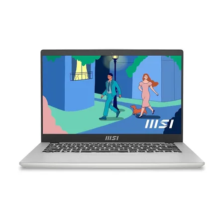 MSI MODERN 14, AMD 7TH GEN. RYZEN 5 7530U, 36CM FHD 60HZ LAPTOP(16GB/512GB NVME SSD/WINDOWS 11 HOME/MSO 2021/AMD RADEON GRAPHICS/URBAN SILVER/1.4KG), C7M-283IN