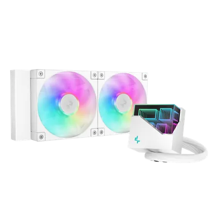 DEEPCOOL LT240 WH ARGB ALL IN ONE 240MM CPU LIQUID COOLER (R-LT240-WHAMNC-G-1)